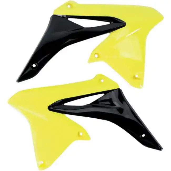 Preis Gesenkt Suzuki RMZ 250 Kühlerspoiler Schwarz/Gelb 2010-2018