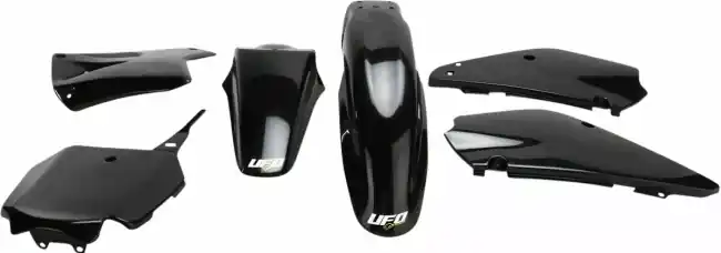 UFO Plastiksatz Schwarz Suzuki RM 85 2000-2023 Solange Der Vorrat Reicht
