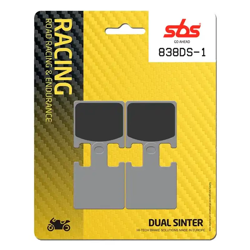 Pastillas de freno SBS P838-DS1 DUAL SINTER Abverkauf
