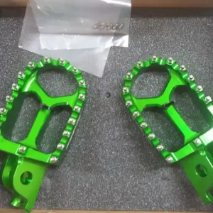 Kostenloser Rückversand RFX Fußrasten Grün Kawasaki KX/KXF 125/250/450 2006-