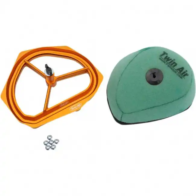 Günstig Twin Air Power Flow Luftfilter Kit Kawasaki KXF 250 2006-2016 / 450 2006-2015