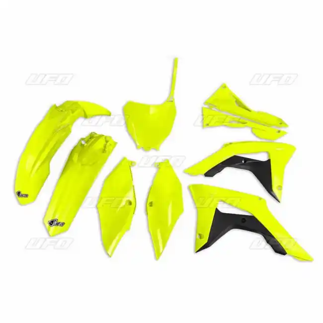 UFO Plastik Kit KOMPLETT Neon Gelb Honda CRF 450 2017-2020 / 250 2018-2021 Jetzt Kaufen