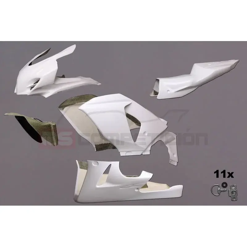 Echt CARENADO DE FIBRA TF SUPERBIKE SUZUKI GSX-R 1000 2009-2016