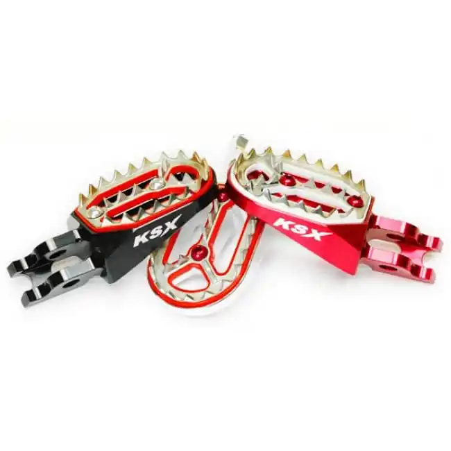 Solange Der Vorrat Reicht KSX Factory Fußrasten Honda CR, CRF 125, 250, 450 2002-2018