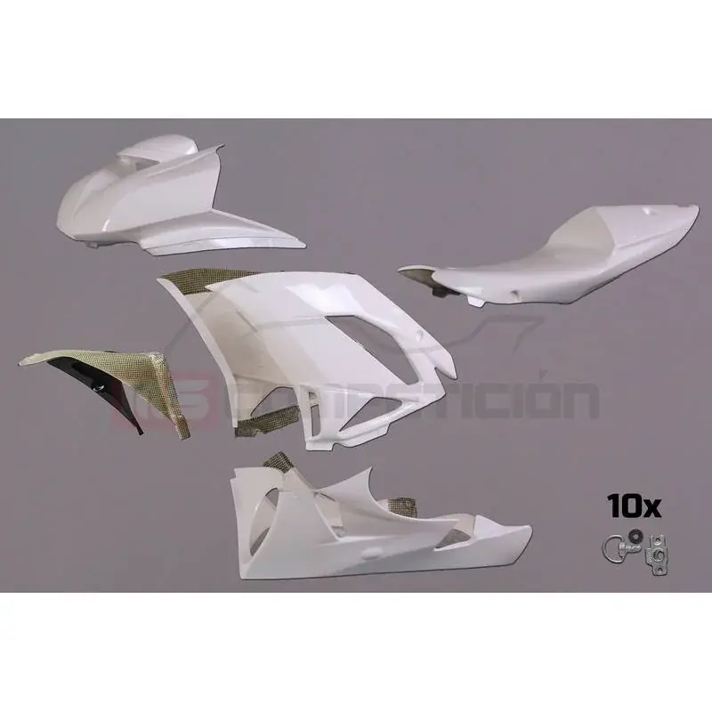 Kostenloser Versand CARENADO DE FIBRA TF SUPERBIKE KAWASAKI ZX6R 2009-2012