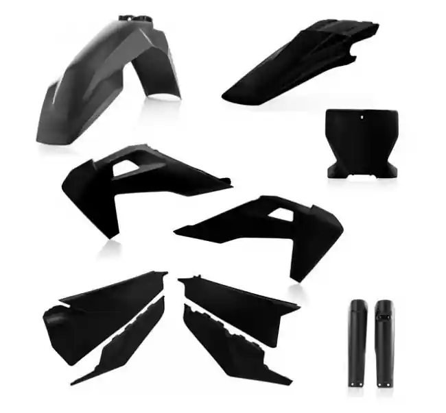 Knallerangebot Acerbis Full Plastik Kit KOMPLETT Schwarz Husqvarna FC TC 125 250 350 450 2019-