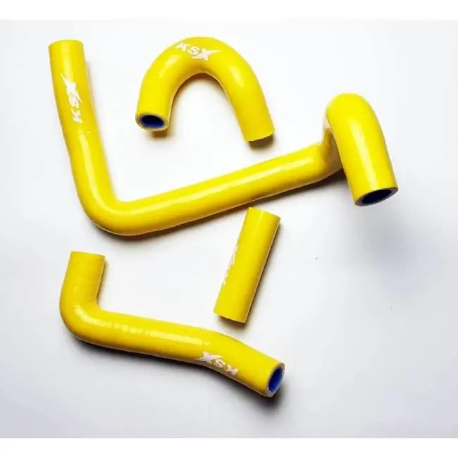 Sonderaktion Kühlerschläuche Silikon Gelb Suzuki RMZ 450 2018-