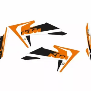 Blackbird KTM Dekor mit Sitzbezug SX, SXF 125, 250, 300, 350, 450 2023- Solange Der Vorrat Reicht