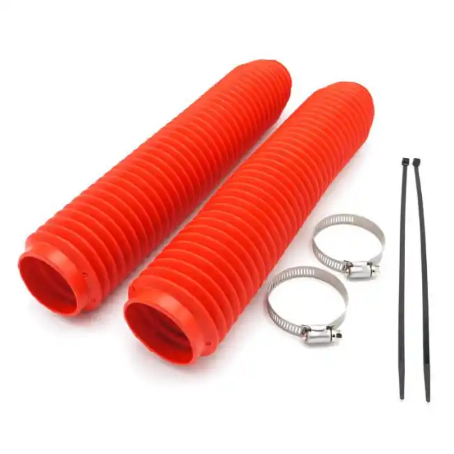 Zap Faltenbalg 370mm lang für 41-43mm Gabeln Rot Kostenloser Versand