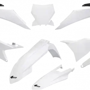 UFO Full Plastik Kit Weiß für KTM SX, SXF 125, 150, 250, 350, 450 2023- Kostenfreie Lieferung