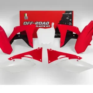 Schnäppchen Racetech Plastik Kit Rot Weiß Honda CRF 250R 2018-2021 / CRF 450R 2017-2020