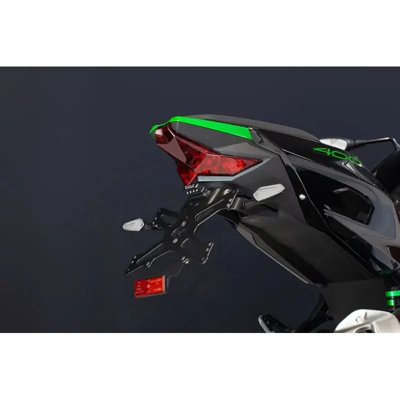 Porta matrícula EVOTECH para Kawasaki Z400 / Ninja 400 / Z500 / Ninja 500 Sonderangebot