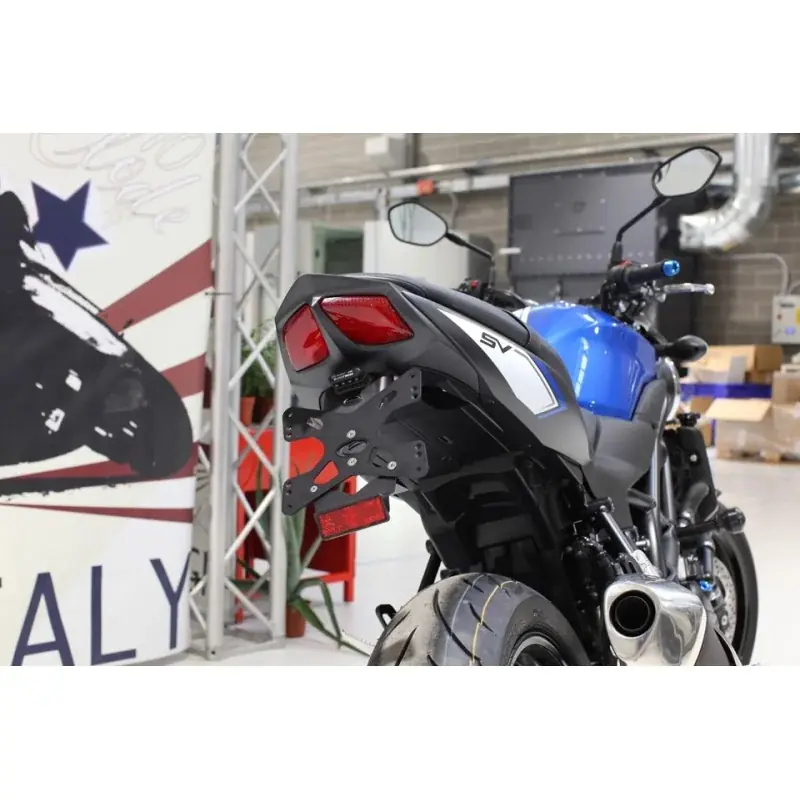 Porta matrícula EVOTECH Suzuki SV650 '16 en adelante Versand Am Gleichen Tag