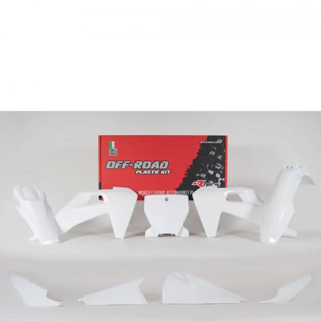 Racetech Plastik Kit komplett Weiß Husqvarna TC FC 125 250 350 450 2019-2022 Preisreduziert