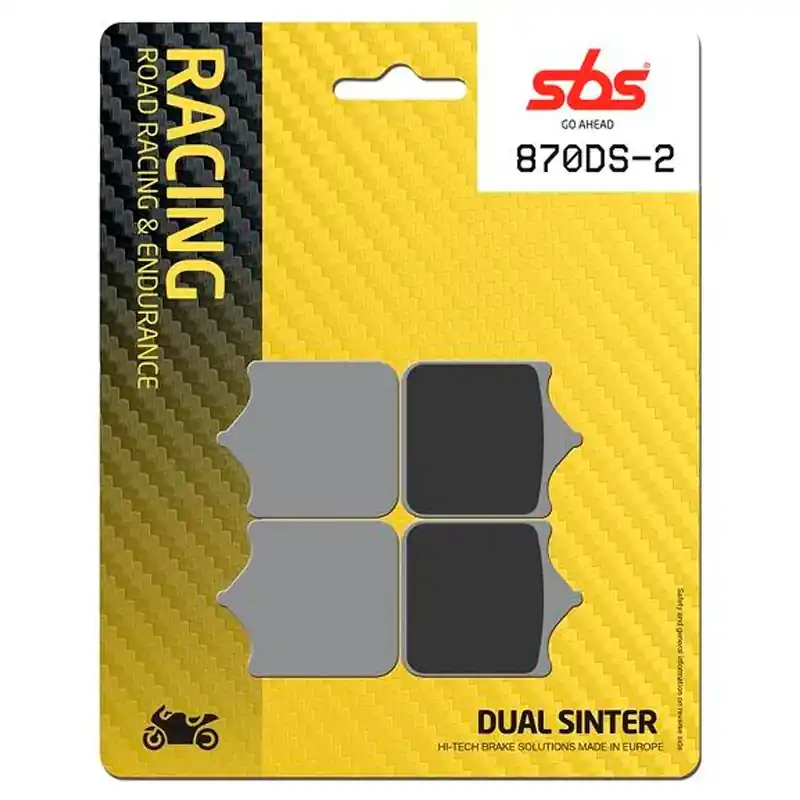 Gratis Versand Pastillas de freno SBS P870-DS2