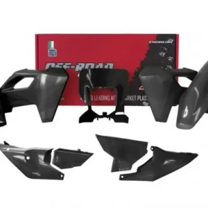 Mega-Angebot Rtech Plastik Kit mit Lampenmaske Schwarz für KTM TE, FE 250, 300, 350, 450, 501 2024-