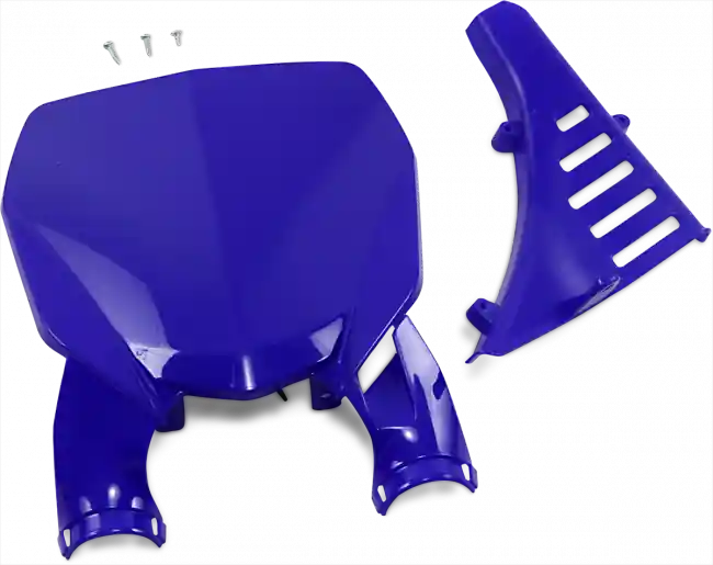 Neue Kollektion UFO Stadium Startnummerntafel Blau Yamaha YZF 250 2019-2023, 450 2018-2022 / YZ 125, 250 2022-