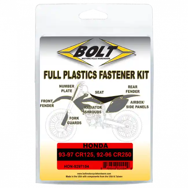 Sichere Zahlung Schrauben Set für Plastikteile Honda CR 125 1993-1997 / CR 250 1992-1996