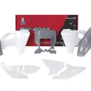 Wochenendangebot Rtech Plastik Kit mit Lampenmaske Grau Weiß für Husqvarna TE, FE 250, 300, 350, 450, 501 2024-