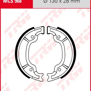 MBK XN 125 Doodo, Bj. 00-05, SE04, Bremsbeläge hinten, TRW Lucas MCS968 Bremsbacken Neue Ware