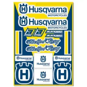 Blackbird Husqvarna Fan Aufkleber Set Super-Preis
