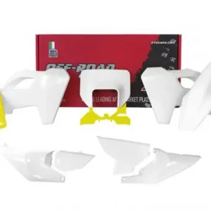 Rtech Plastik Kit mit Lampenmaske OEM für Husqvarna TE, FE 250, 300, 350, 450, 501 2024- Preis Gesenkt