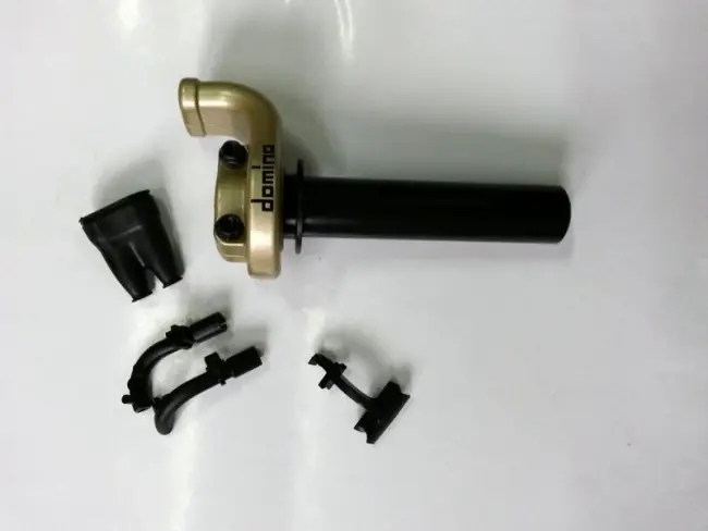 Domino Gasdrehgriff mit Doppelzug (kurzer Öffnungswinkel) Kostenloser Rückversand