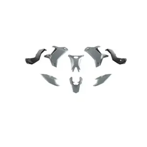 Plastik Kit Yamaha Tenerè 700 2025- Grau Schwarz Neuheit