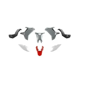 Zertifiziert Plastik Kit Yamaha Tenerè 700 2025- Grau Weiß Rot