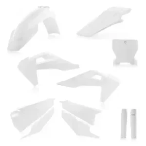 Acerbis Full Plastik Kit KOMPLETT Weiß Husqvarna FC TC 125 250 350 450 2019- Geprüft