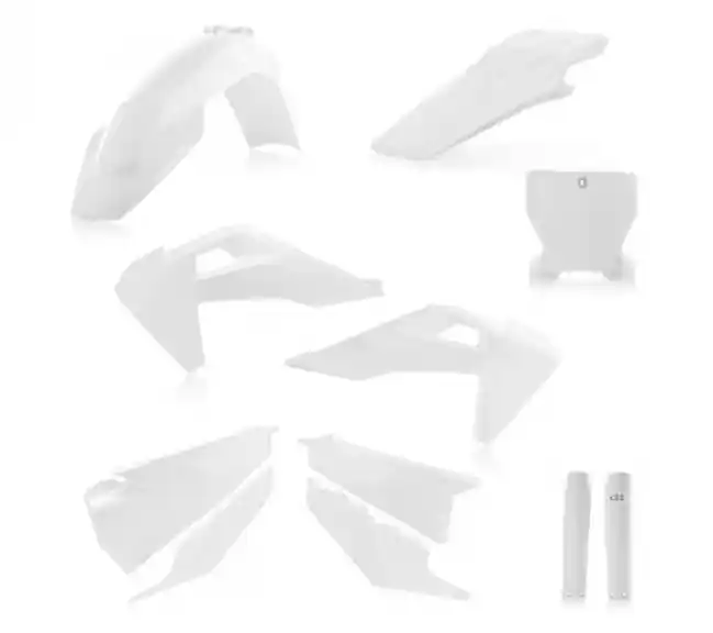 Acerbis Full Plastik Kit KOMPLETT Weiß Husqvarna FC TC 125 250 350 450 2019- Geprüft
