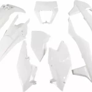 Zertifiziert UFO KTM Plastik-Kit mit Lampenmaske EXC TPI 125 250 300 350 450 500 2017-2019 Weiß