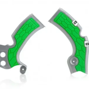 Expressversand Acerbis X-Grip Rahmenschützer SIlber/Grün Kawasaki KXF 450 2009-2018