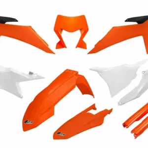 Kostenloser Versand UFO KTM Plastik-Kit mit Lampenmaske EXC TBI 125 150 250 300 350 450 500 2024-2025 OEM
