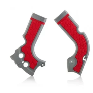 Saisonangebot Acerbis X-Grip Rahmenschützer Silber/Rot Honda CRF 250 2014-2017 450 2013-2016