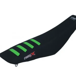 Abverkauf CrossX Wave Sitzbezug Schwarz - Grün Kawasaki KXF 450 2019-