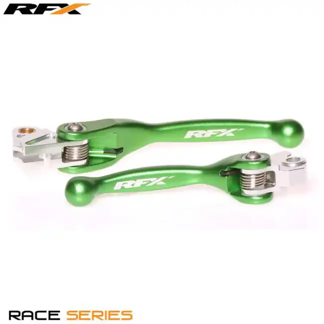 RFX Flexhebel Set Grün Kawasaki KXF 250, 450 2004-2012 Neue Kollektion