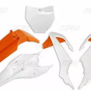 UFO KTM Plastik-Kit Orange Weiß SX 65 2016-2023 Heißes Angebot