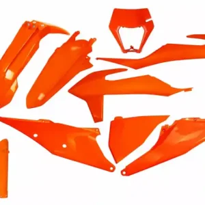 Gratis Versand UFO KTM Full Plastik-Kit EXC TPI 150 250 300 350 450 500 2020-2023 Neon-Orange