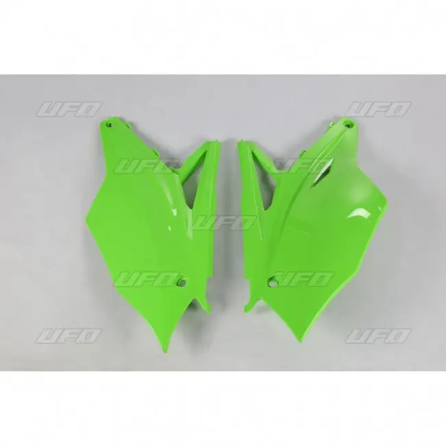 Garantierte Lieferung Seitenteile Grün Kawasaki KXF 450 2016-2018 / 250 2017-2020