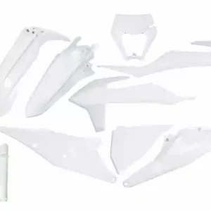 Preisknaller UFO KTM Full Plastik-Kit EXC TPI 150 250 300 350 450 500 2020-2023 Weiß