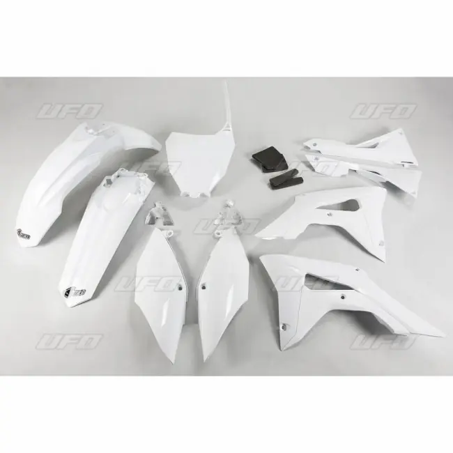 UFO Plastik Kit KOMPLETT WEIß Honda CRF 450 2017-2020 / 250 2018-2021 Schnäppchen