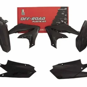 Plastik Kit Yamaha WRF 250 2015-2019 / 450 2016-2018 Schwarz Echt