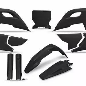 UFO Full Plastik-kit Schwarz Husqvarna TC, FC 125, 250, 350, 450 2023-2025 Finale Aktion
