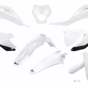 Neue Ware UFO Full Plastik-Kit GasGas EC 250, 300, 350, 450 2021-2023 Weiß