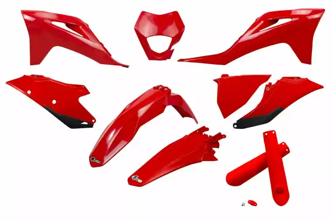 UFO Full Plastik-Kit GasGas EC 250, 300, 350, 450 2021-2023 Rot Kostenloser Versand