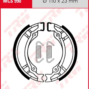 PGO 50 Tornado, Bj. 96-, Bremsbeläge hinten, TRW Lucas MCS990 Bremsbacken Saisonangebot