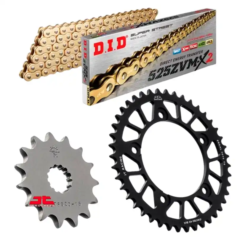 Kostenloser Versand Kit de transmisión DID Super Reforzado para SUZUKI GSX R 750 04-05