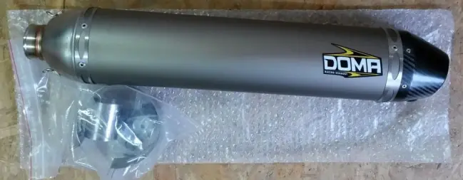 Meistverkauft Doma Slip On Endschalldämpfer Yamaha YZF 250 mit Carbonendkappe 2010-2013