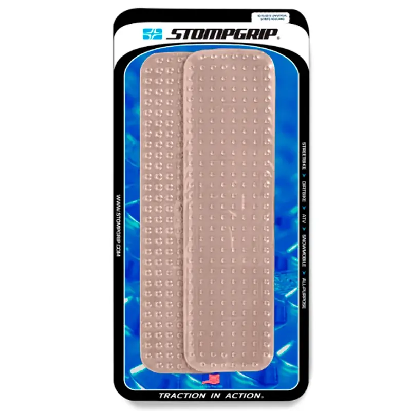 Neuheit STOMPGRIP Volcano tiras adhesivas rectangulares UNIVERSALES para moto